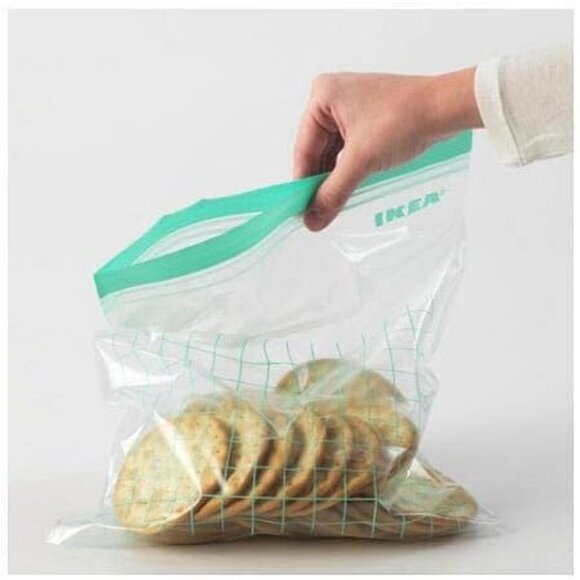 2 Sets of Ikea ISTAD Bags, Freezer Safe, Reusable Food Storage Bags - Picture 5 of 6